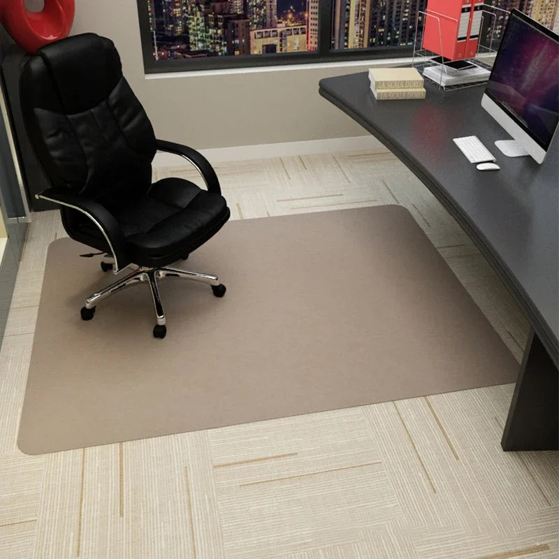 Anti-Slip Rolling Chair Mat 35”x47” (90x120cm) – Waterproof Office & Gaming Floor Protector Rug (Stripe Design)
