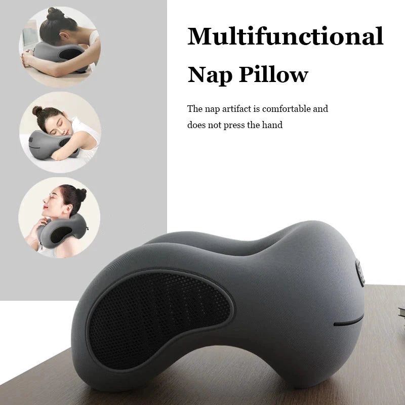 U-Shaped Memory Foam Neck Pillow | Support & Comfort for Work, Travel & Rest