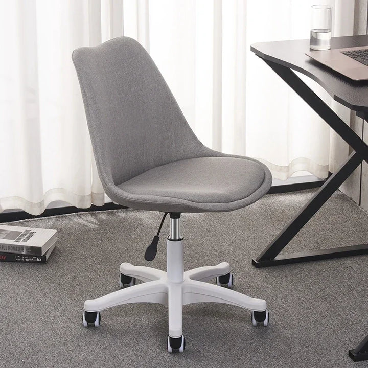 Ergonomic Swivel Desk Chair – Adjustable Office & Study Chair with Lumbar Support, Modern Compact Design for Home, Dorm & Workspace