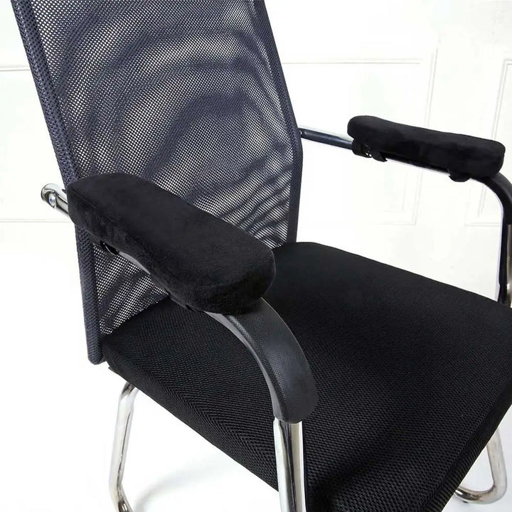 2PCS Memory Foam Armrest Cushions for Office & Gaming Chairs, Washable