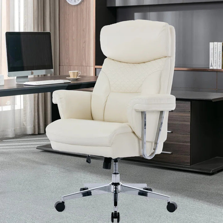 Premium White Executive Office Chair
