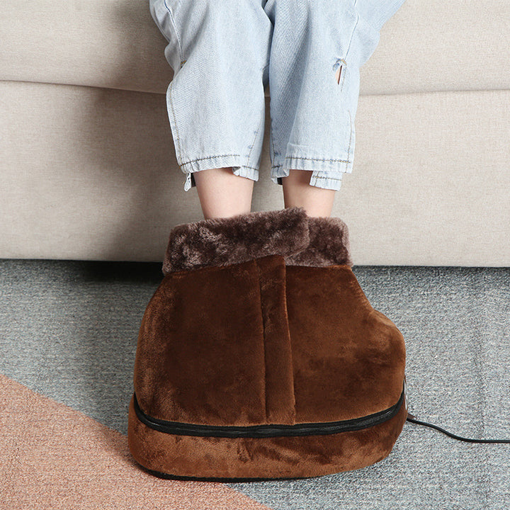 Electric Heating Massage Shoes | Infrared Foot Warmer with Remote Control