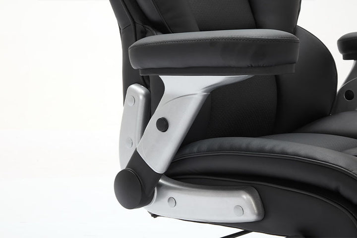 Big & Tall Executive Office Chair | 500 lbs Capacity, Flip-Up Arms & Wide Ergonomic Seat